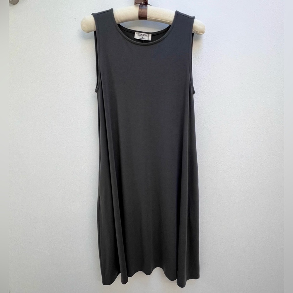 Shift Dress Brown
